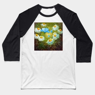 Daisies in the field Baseball T-Shirt